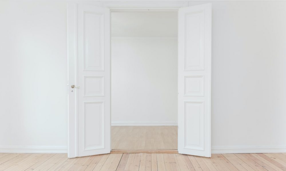 White Doors Open